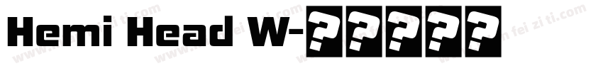 Hemi Head W字体转换